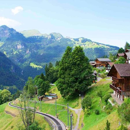 Holiday flat #1, Chalet Aberot, Wengen, Switzerland Exterior foto