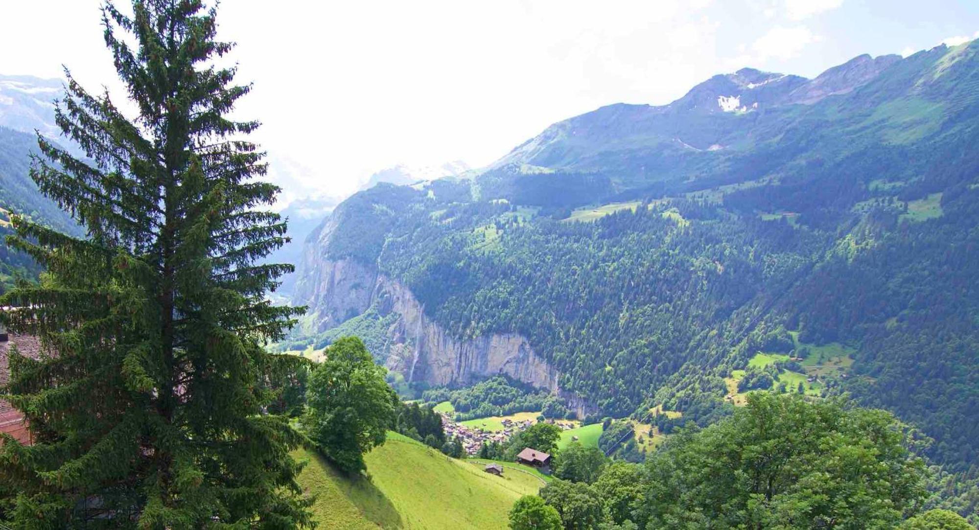 Holiday flat #1, Chalet Aberot, Wengen, Switzerland Exterior foto