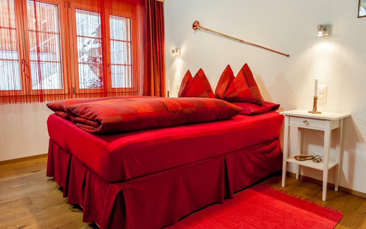 Holiday flat #1, Chalet Aberot, Wengen, Switzerland Exterior foto