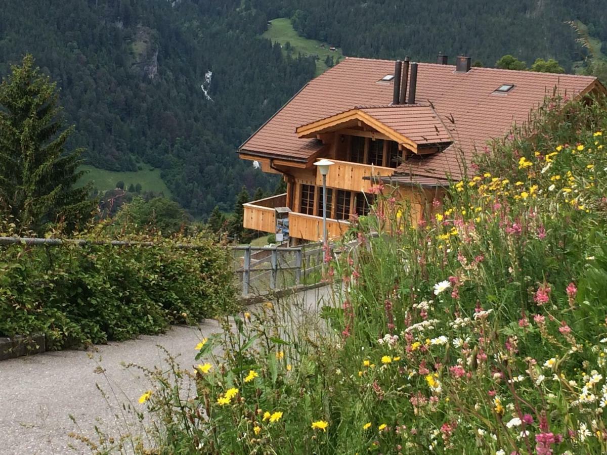 Holiday flat #1, Chalet Aberot, Wengen, Switzerland Exterior foto