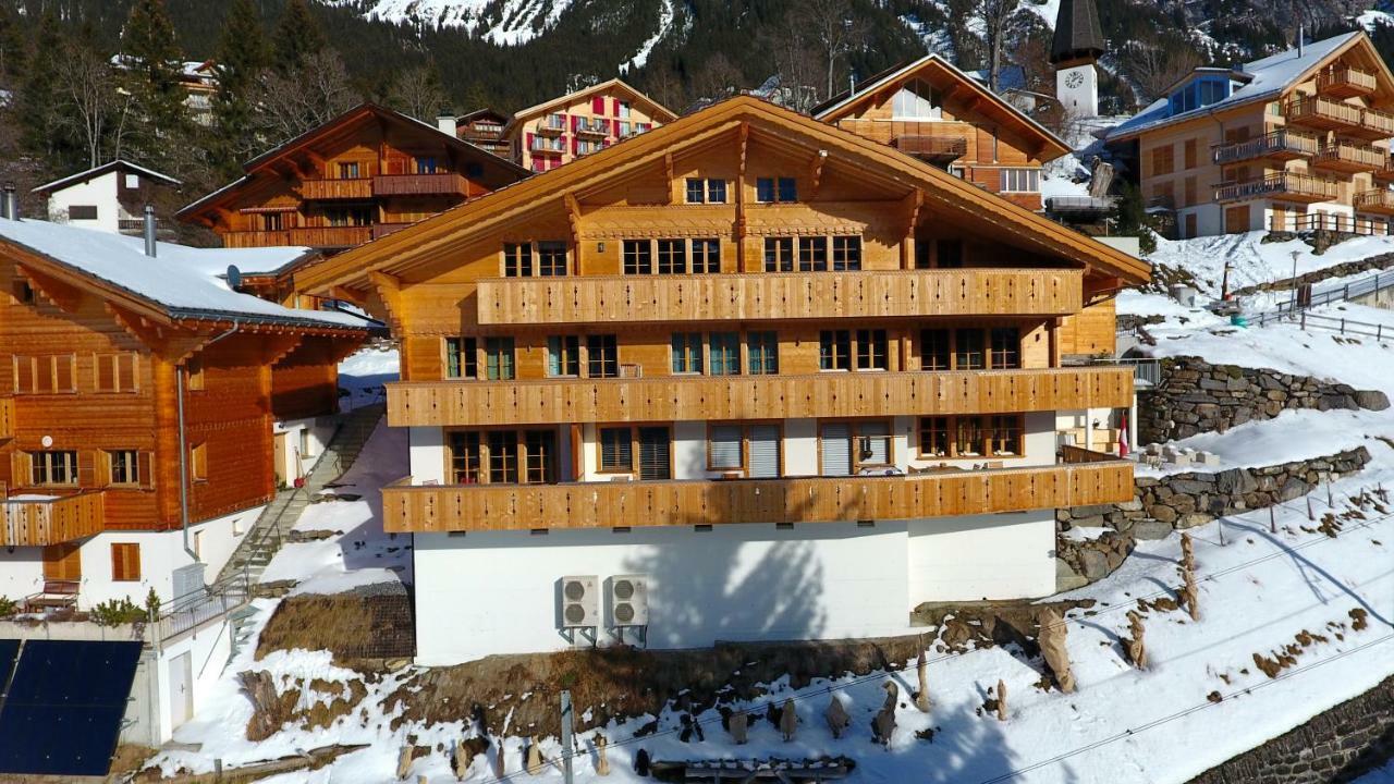 Holiday flat #1, Chalet Aberot, Wengen, Switzerland Exterior foto