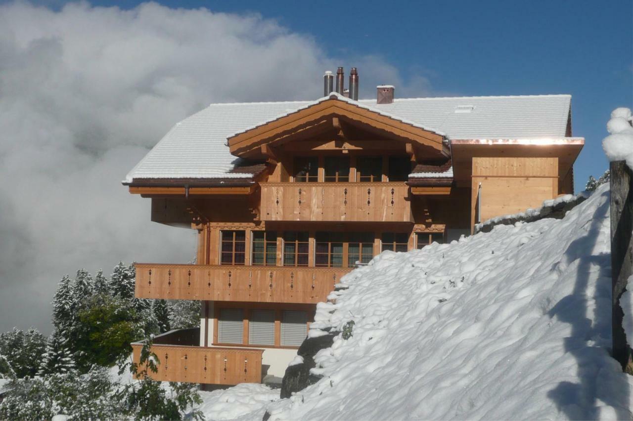 Holiday flat #1, Chalet Aberot, Wengen, Switzerland Exterior foto